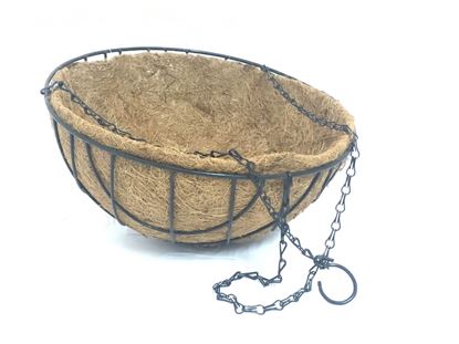 תמונה של עציץ קוקוס נתלה 35X23 ס"מ.