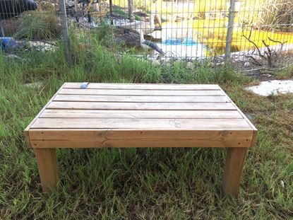תמונה של שולחן לגינה, 100X60 ס"מ.